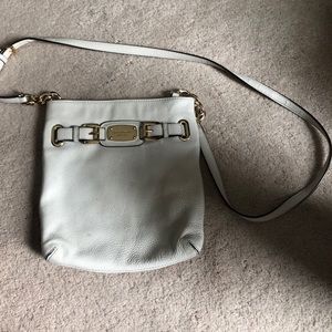 Michael Kors white crossbody purse